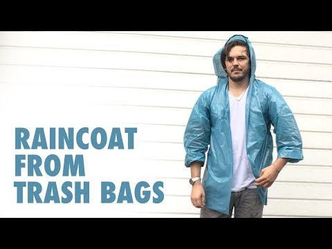 Raincoat from Plastic Bags (easy DIY)