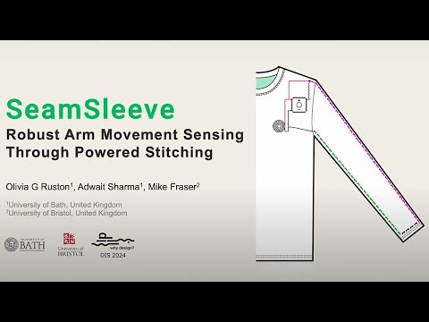 SeamSleeve: Robust Arm Movement Sensing through Powered Stitching