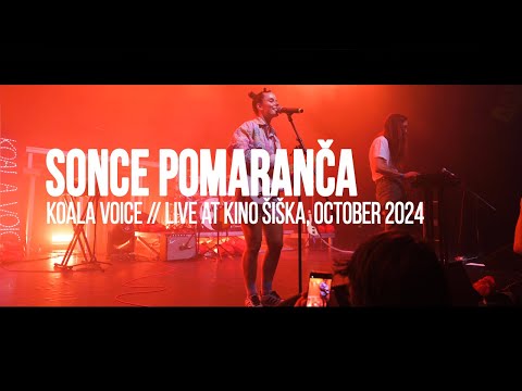 Koala Voice- Sonce Pomaranča // LIVE @ Kino Šiška, 18.10.2024