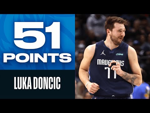 Luka CAREER-HIGH 51 PTS Ends in Mavericks Win! 😮