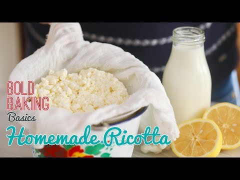 How to Make the BEST Homemade Ricotta Cheese Recipe