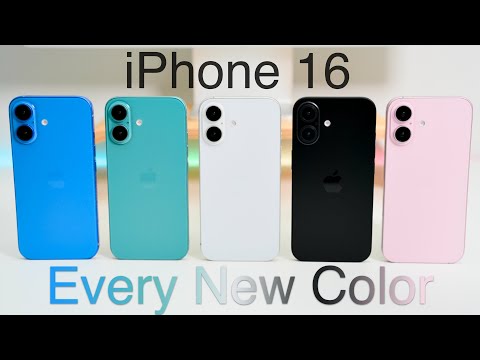 iPhone 16 Models - Hands on Every New Color