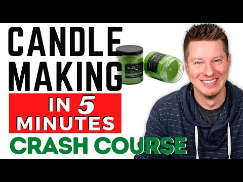 How to Make Candles in 5 Minutes (Crash Course) | DIY Candle Making for Beginners