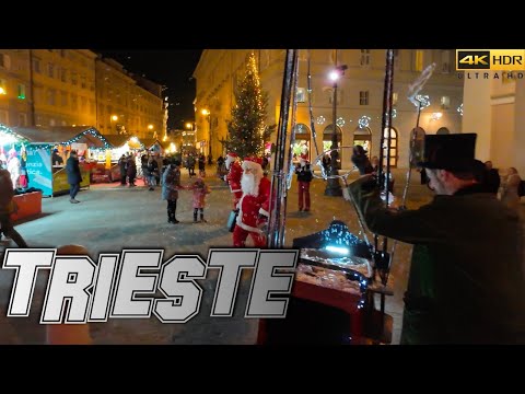 Trieste Italia Christmas Walk in The City Center 🇮🇹