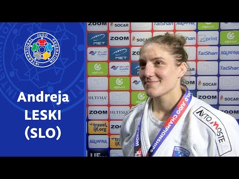 Andreja LESKI (SLO) - World Judo Championships Doha 2023 Silver Medalist / - 63 kg