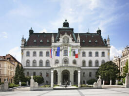 The main building of the University of Ljubljana. Slovenija