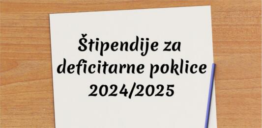 Štipendije za deficitarne poklice