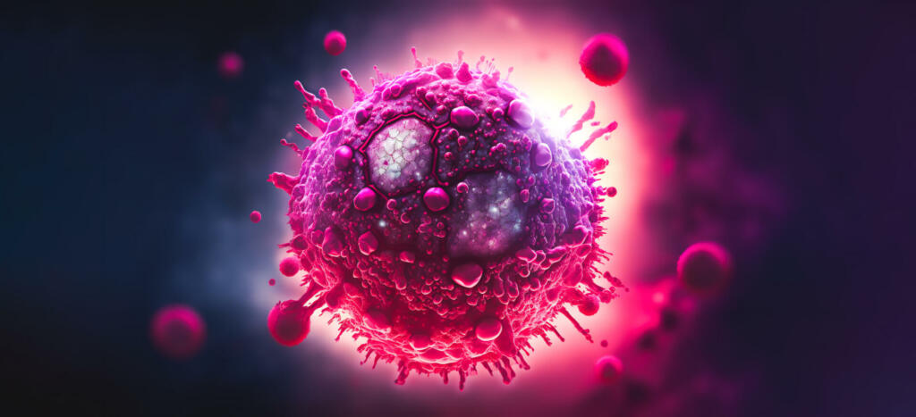 HIV virus floating with DNA background, HIV vaccine and treatment, HIV virus  disease therapy concept 3d rendering