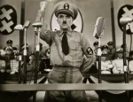 Charlie Chaplin as The Great Dictator