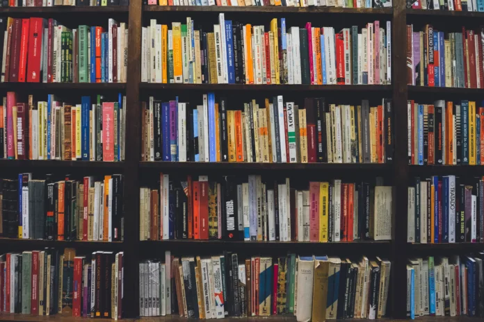 Lisbon, Portugal, October 10, 2022. Bookstore in the city center of Lisbon.