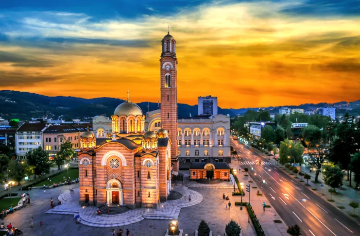 The Cathedral of Christ the Saviour in Banja Luka, Republika Srpska, Bosnia and Herzegovina