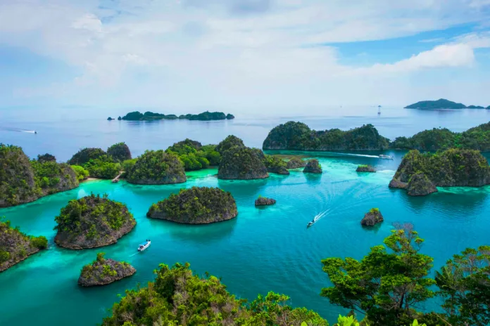 Marvelous view of Raja Ampat island, Indonesia