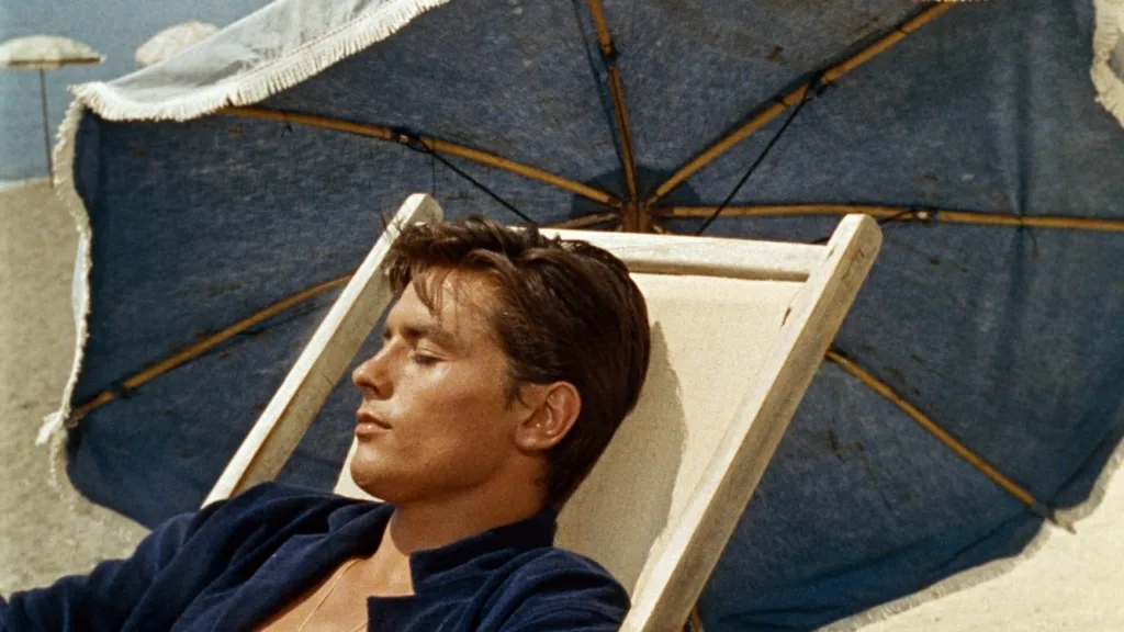 Alain Delon v filmu V zenitu sonca