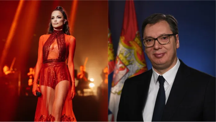 Severina in Aleksandar Vučić