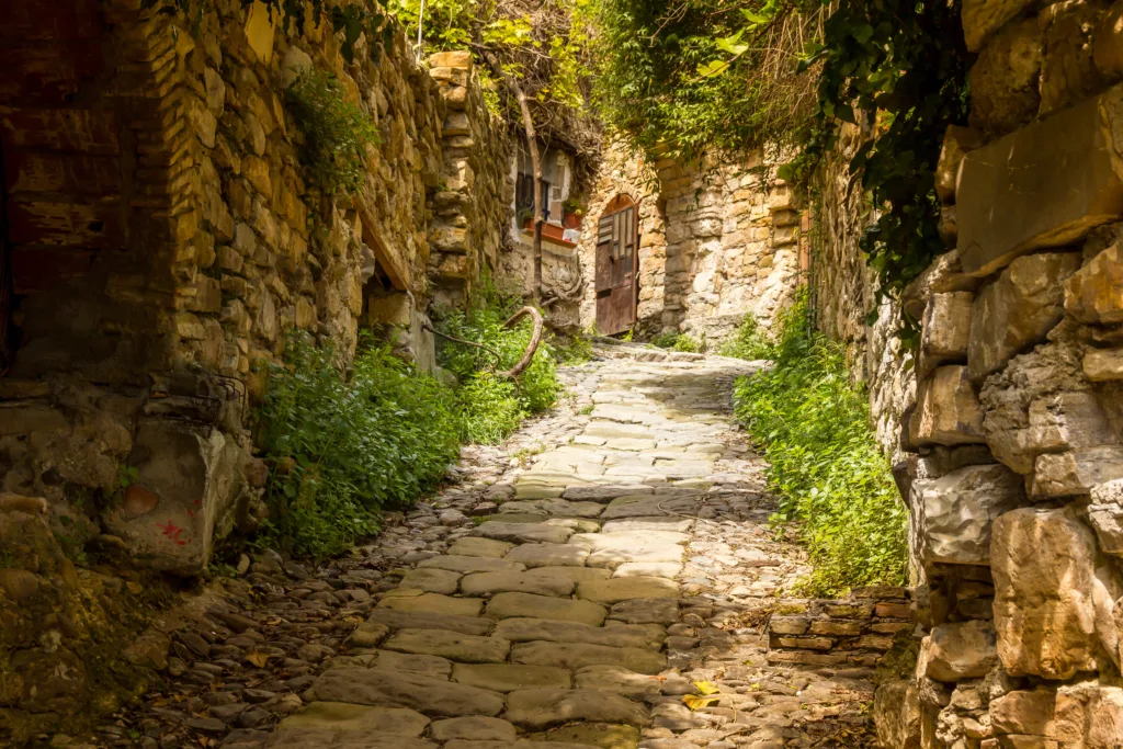 The ghost town of Bussana Vecchia, Italy