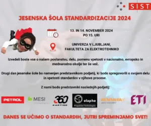 Jesenska šola standardizacije