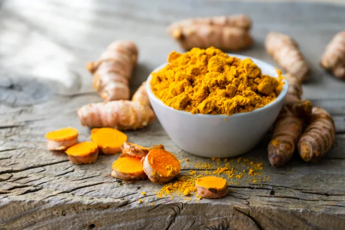 Spice, India, Ayurveda, orange, rustic, close-up, healthy eating, dinnerware, sunlight, curcumin