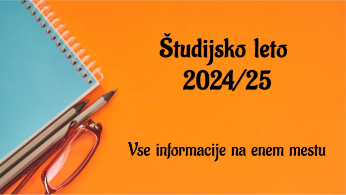 Študijsko leto 2024-2025