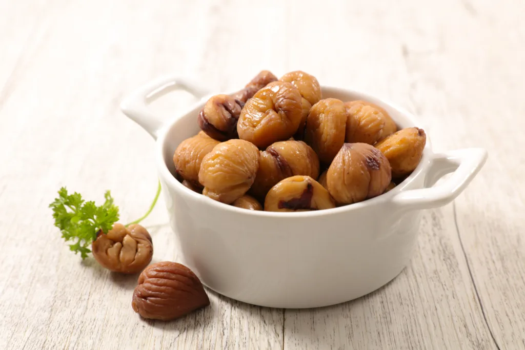 bowl of chestnut