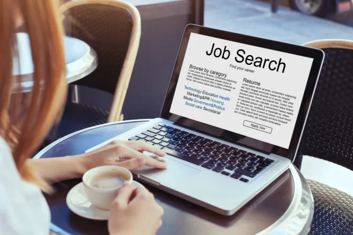 job search concept, find your career, online website