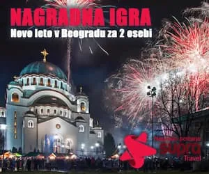 Nagradna igra: Novo leto v Beogradu za 2 osebi