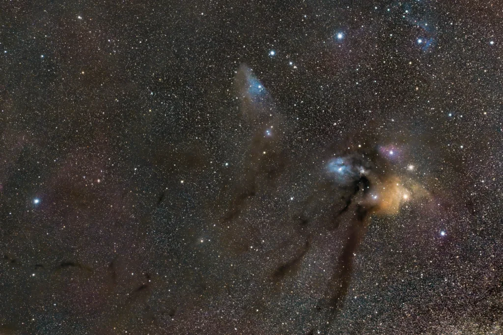 Antares, Rho Ophiuchi cloud complex and enviroment