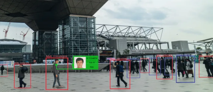 iot machine learning with human and object recognition which use artificial intelligence to measurements ,analytic and identical concept, it invents to classification,estimate,prediction, database