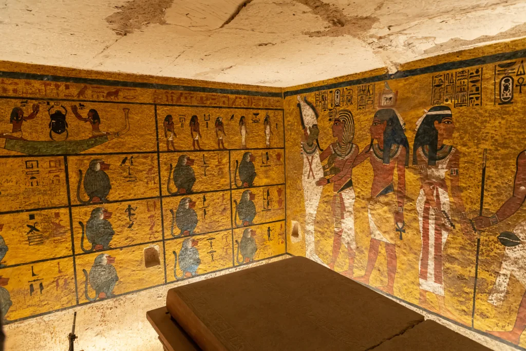 Tomb of pharaoh Tutankhamun in Valley of the Kings, Luxor, Egypt