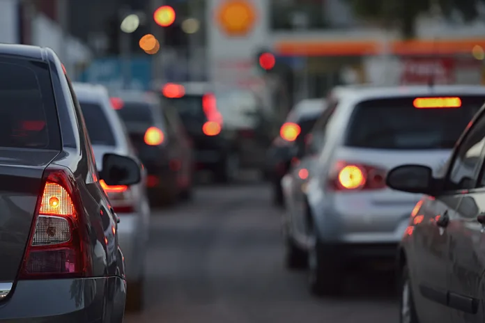 traffic lights - different focus